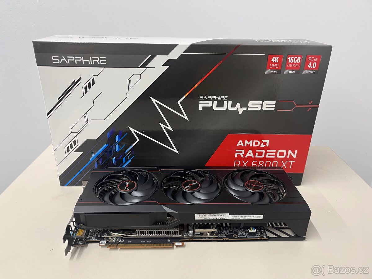 Predám grafickú kartu AMD Radeon RX 6800 XT Sapphire 16GB - 2