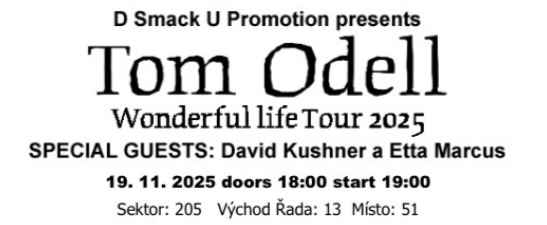 Tom Odell Koncert Praha 2025 - 2
