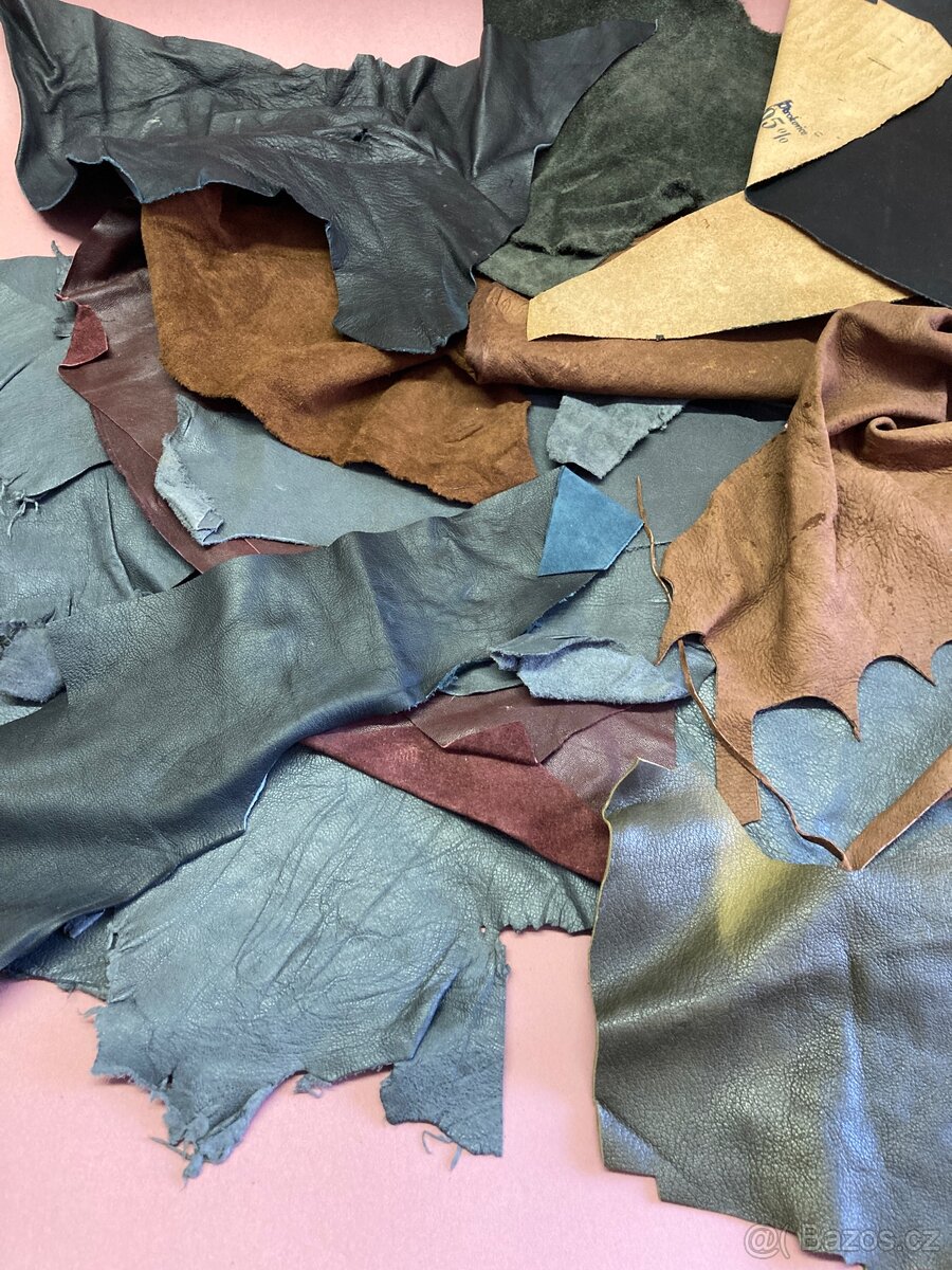 Zbytky - odřezy oděvních kůží - 2