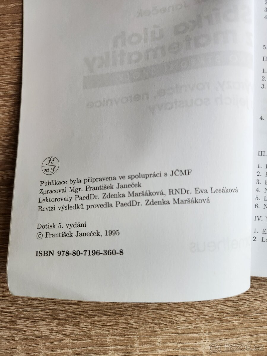 Matematika sbírka úloh pro střední školy - 2