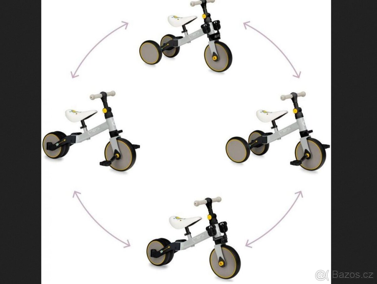 NOVÉ kolo/odrážedlo Momi 4v1 pouze sestavené - 2