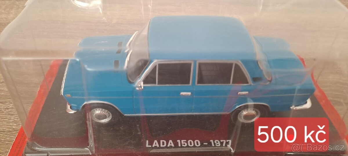 Modely autíček v měřítku 1:24 ceny na fotografii - 2