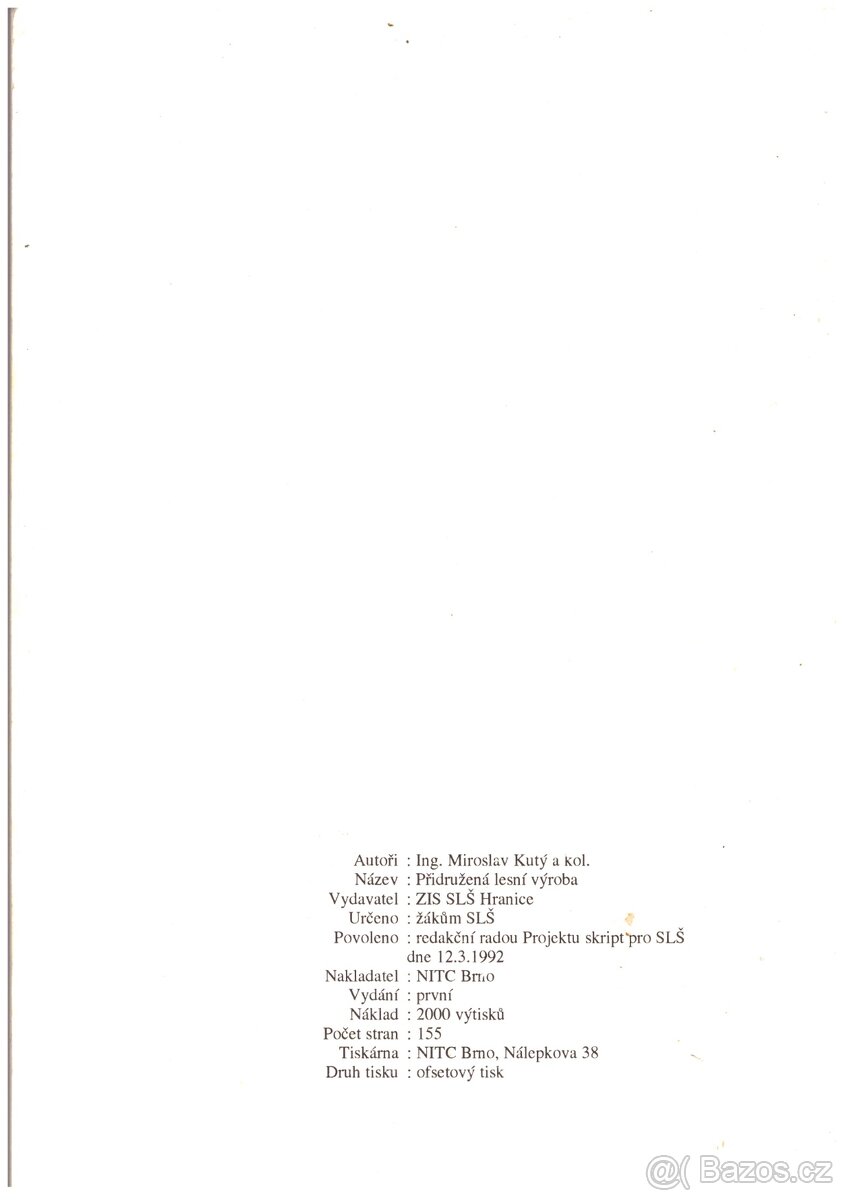 Přidružená lesní výroba ing. Miroslav Kutý a kol............ - 2