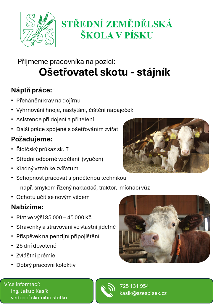 Ošetřovatel skotu - 2