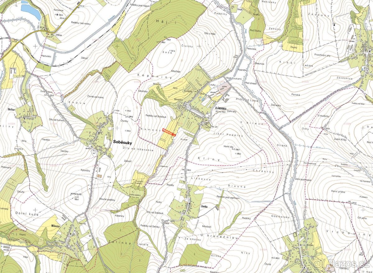 Zemědělská půda, prodej, Zlámanka, Kroměříž - 2