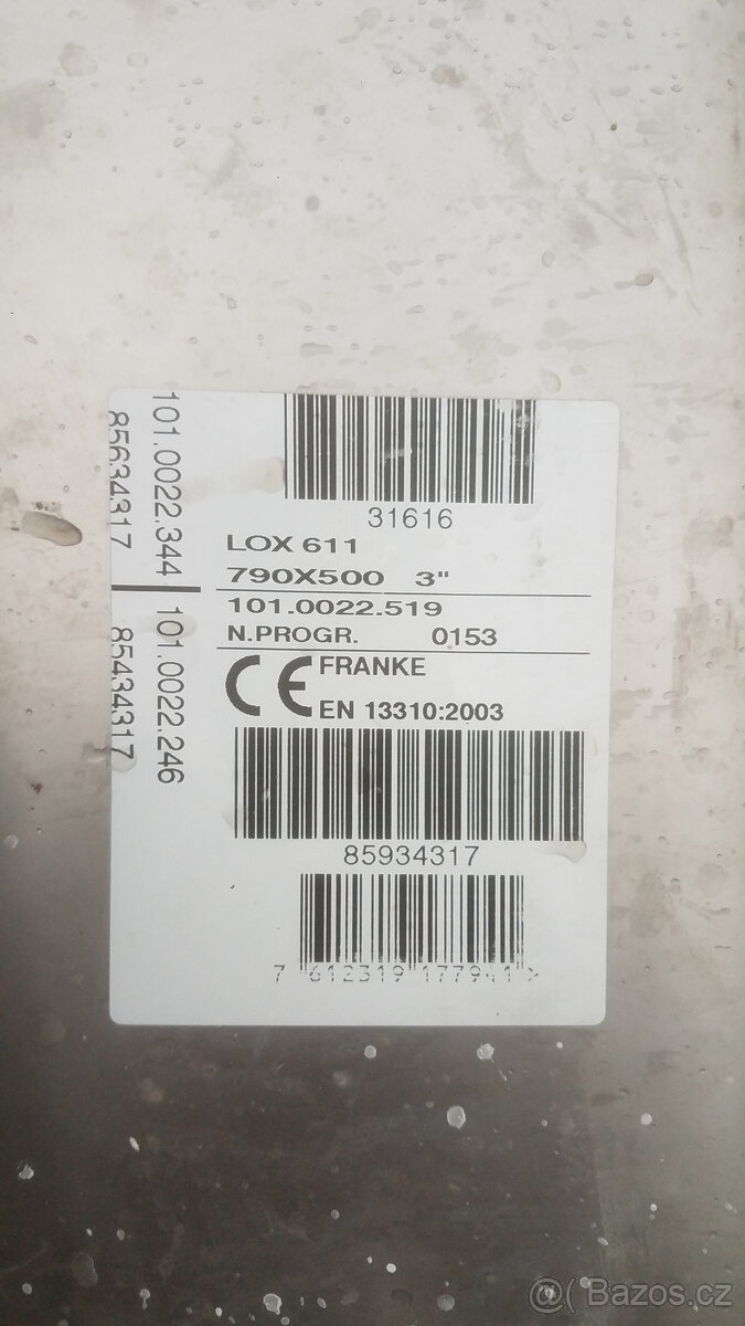 Dřez Franke 40x35x19cm s odkapávačem - 2