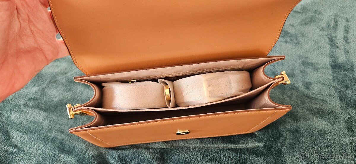 Nová kožená béžová kabelka Gino Rossi - 2