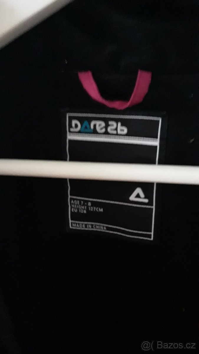 Dívčí zimní bunda vel. 7-8let - 2