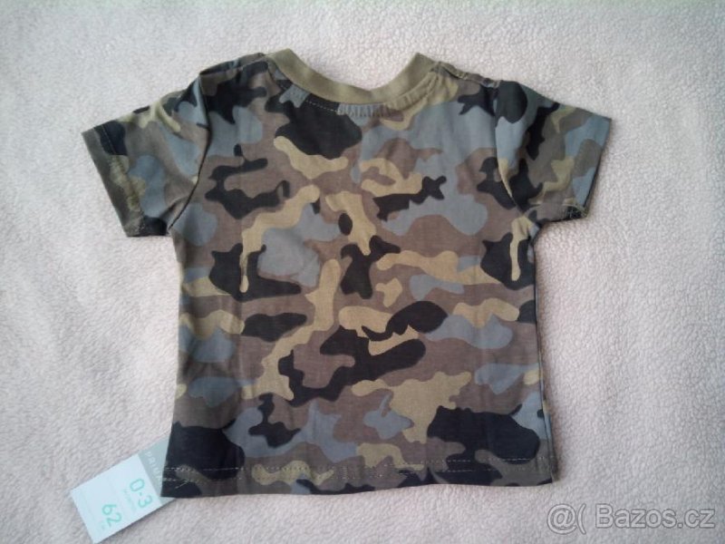 Maskáčové triko pro mimina - 2