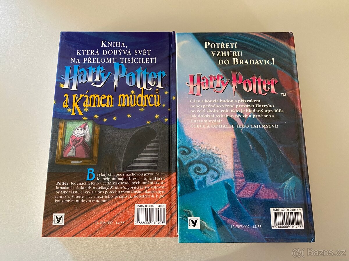 Harry Potter knížky z roku 2002 - 2