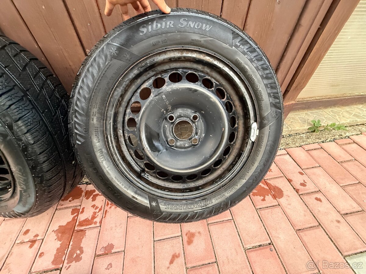Zimná sada diskov 4x100 (Opel Corsa 2006-2014) - 2