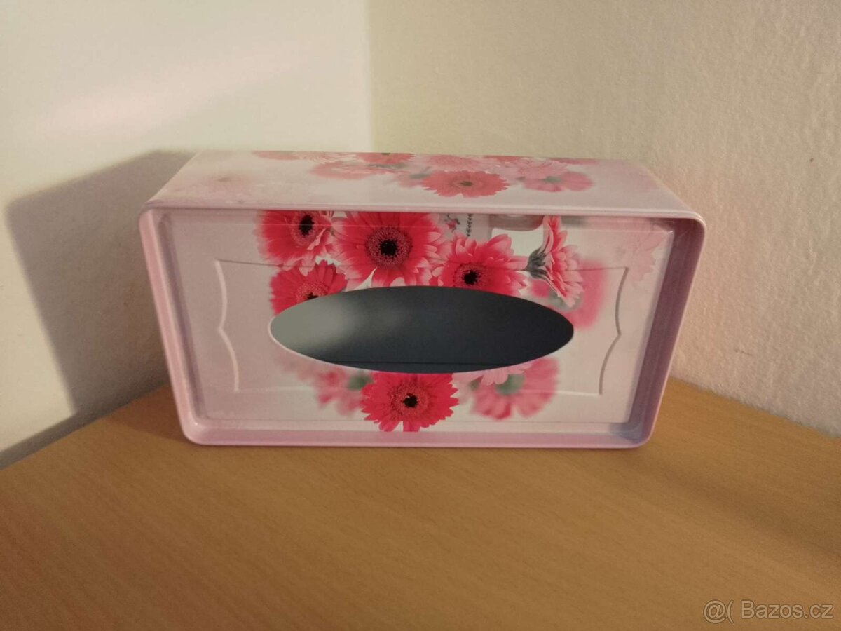 Krabička na ubrousky - Gerbery - 2