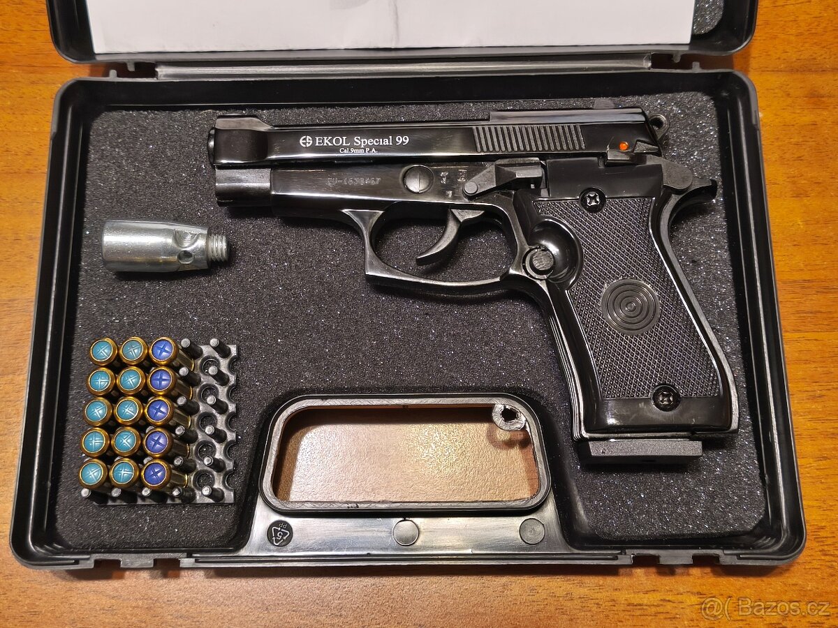 Plynová pistole Ekol Speciál 99 9mm ( Beretta 85) - 2