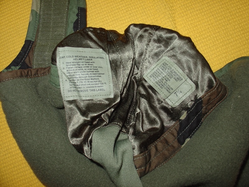 US Army čepice kukla podhelmovka woodland 7 1/4 NOVÁ - 2