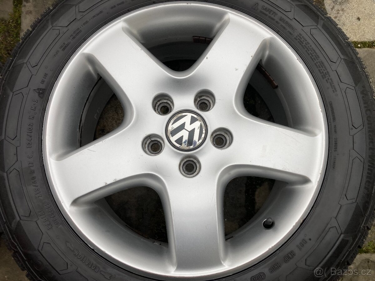 Alu kola VW TRANSPORTER T5 17" 5x120 zimní 215/60R17C - 2