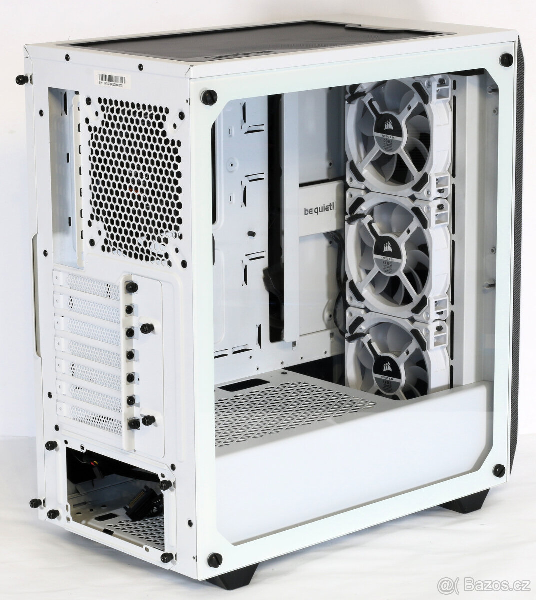 PC skříň e QUiet Shadow Base Bílá edice - luxusní stav - 2