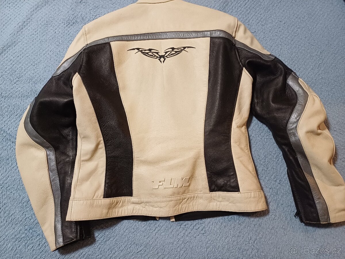 Dámská kožená bunda FML velikost M - 2