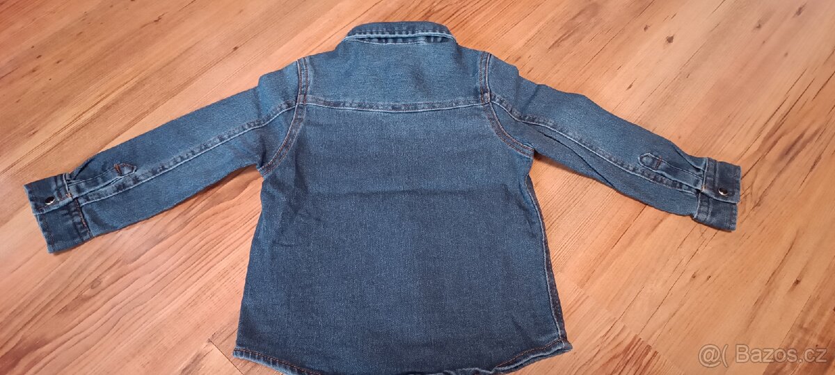 Riflová košile vel. 86 - 2