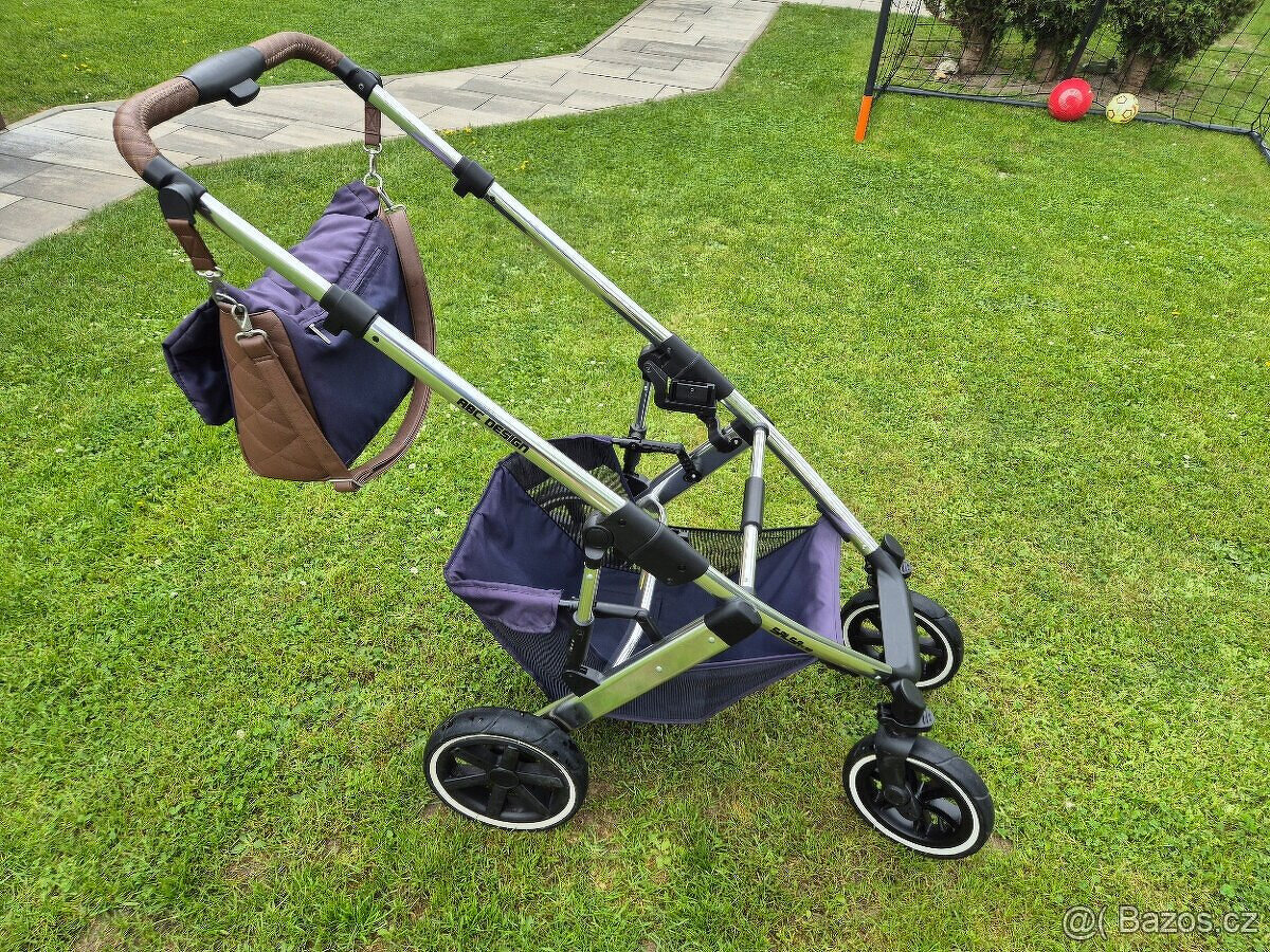 Kočárek ABC DESIGN Set Viper 4 2021 NAVY BLUE - 2