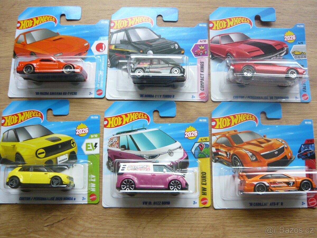AUTÍČKA HOT WHEELS - 2