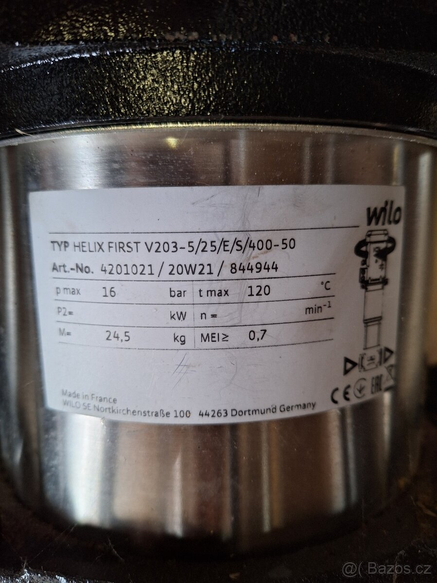 Prodám cerpadlo WILO - 2