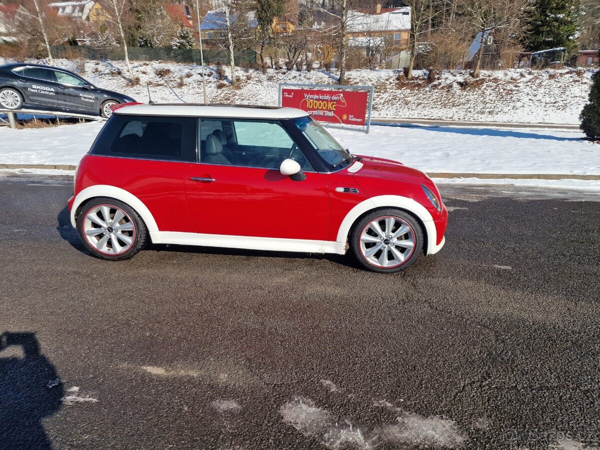 Mini cooper S model r53 120kw rv 03, 1.6i kompresor, najeto - 2