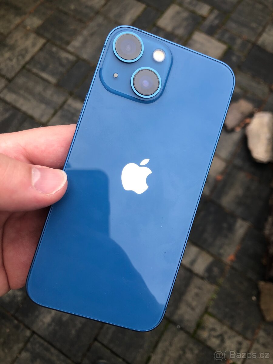 iPhone 13 Mini 128Gb...100% baterie....modrý - 2