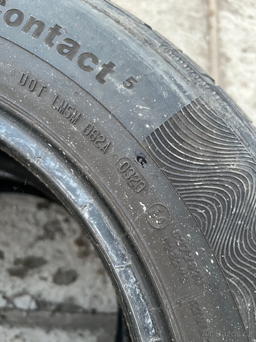 2 Pneu Continental 215/60/16 DOT0320 60% letní - 2