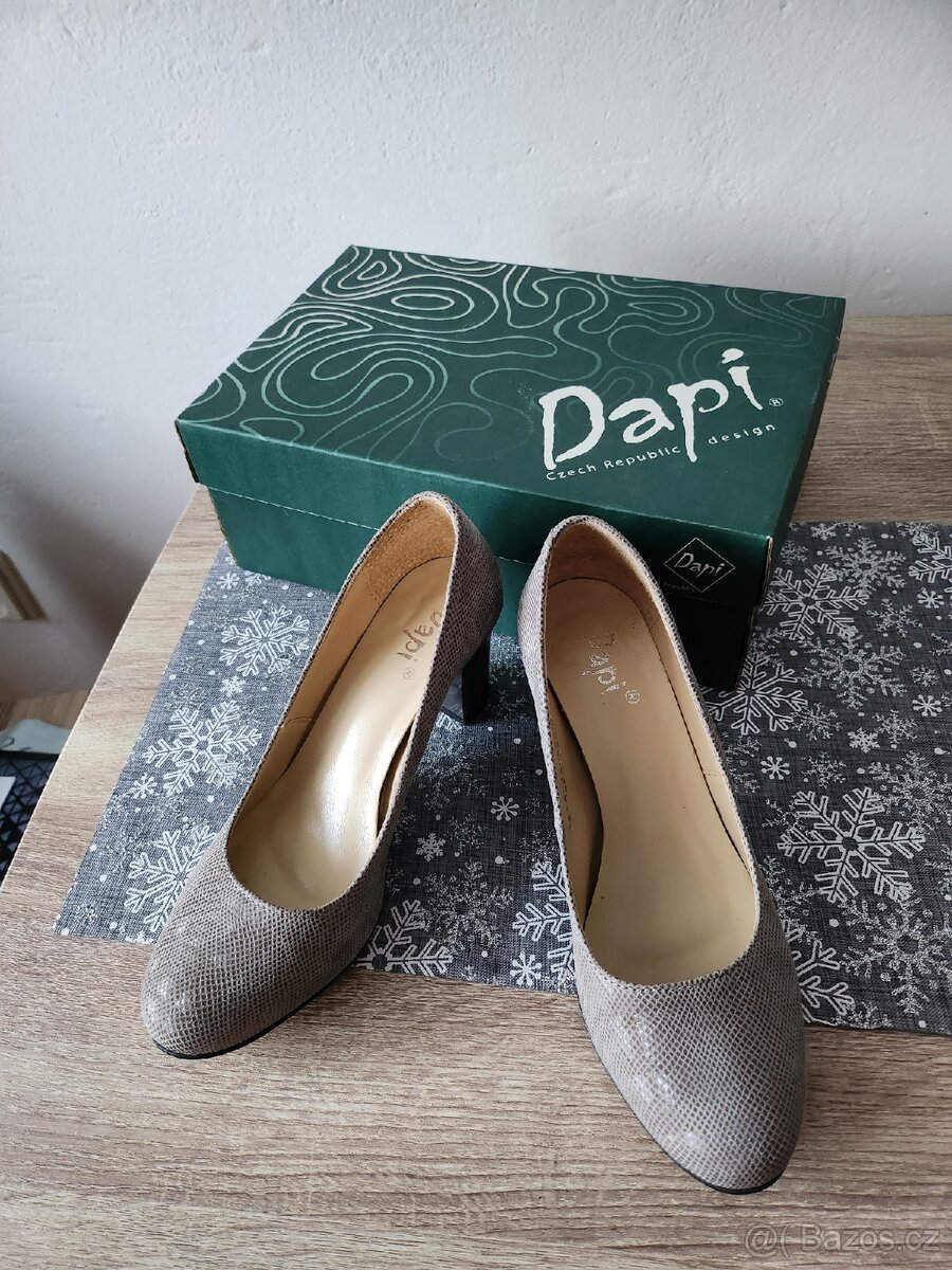 Kožené lodičky Dapi - 2