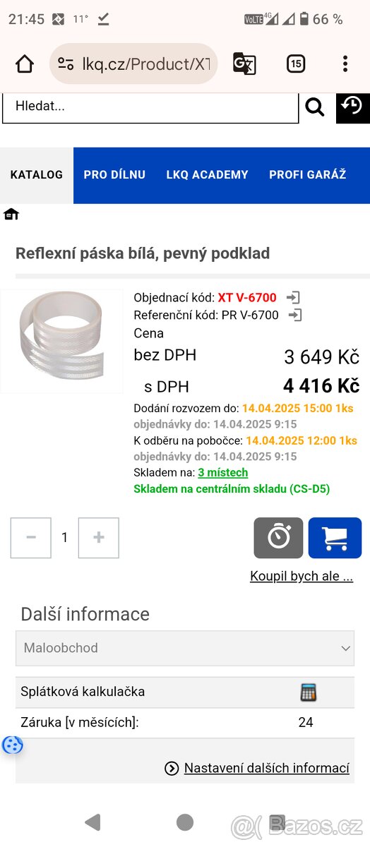 Reflexní páska bílá 50m - 2