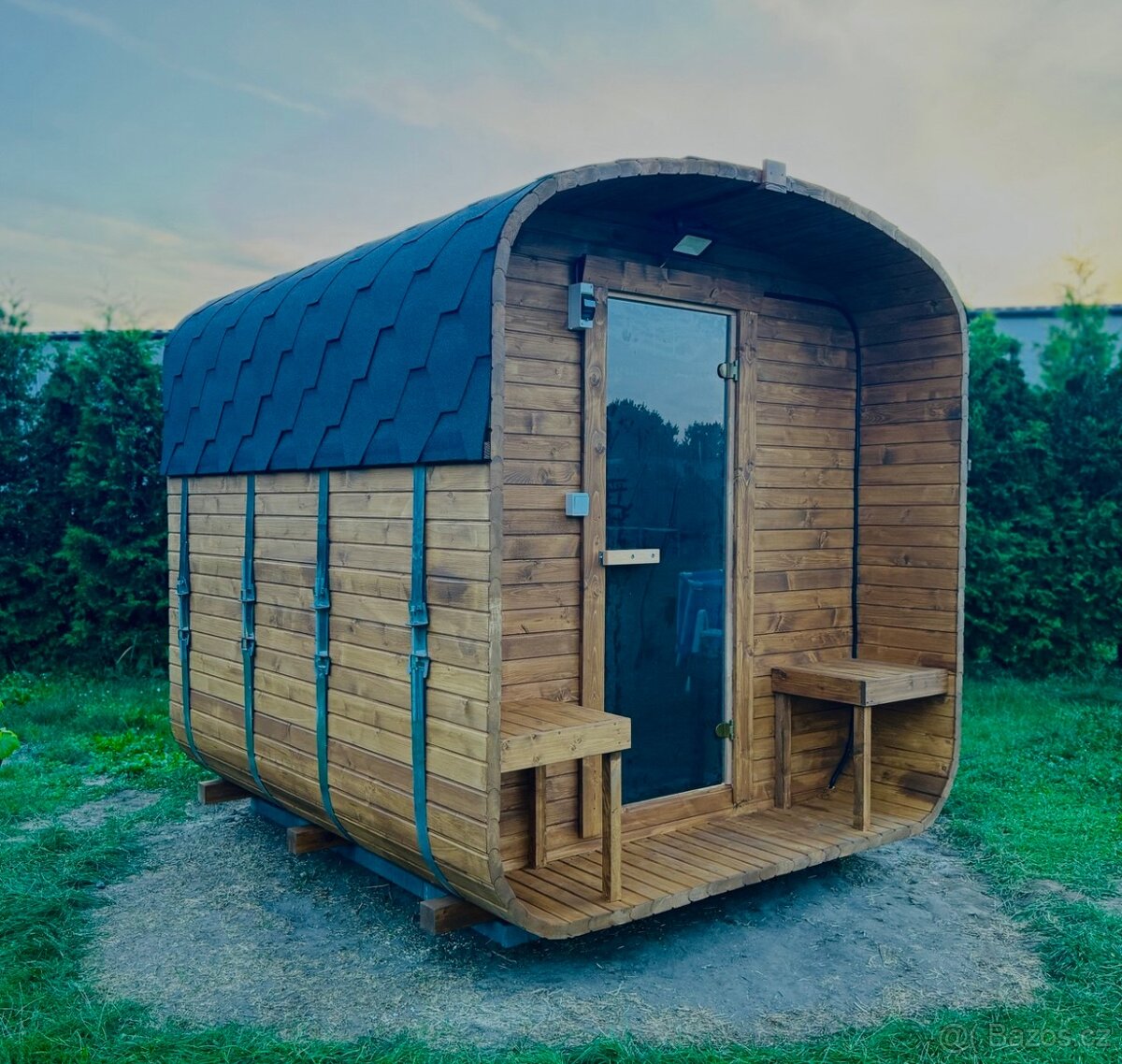 Zahradní sauna QUADRO 240cm 2QL (AZS-ENGINEERING) - 2