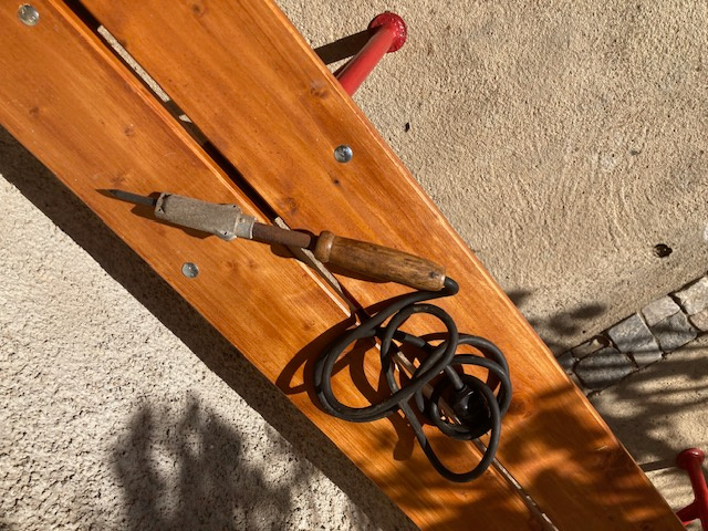 Elektrická pájka - retro - 2