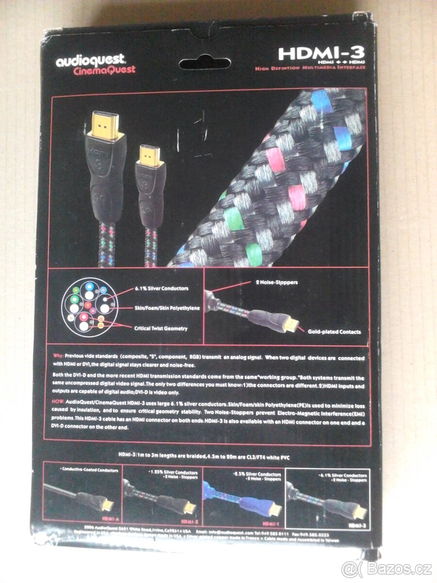 Audioquest HDMI-3 - 2