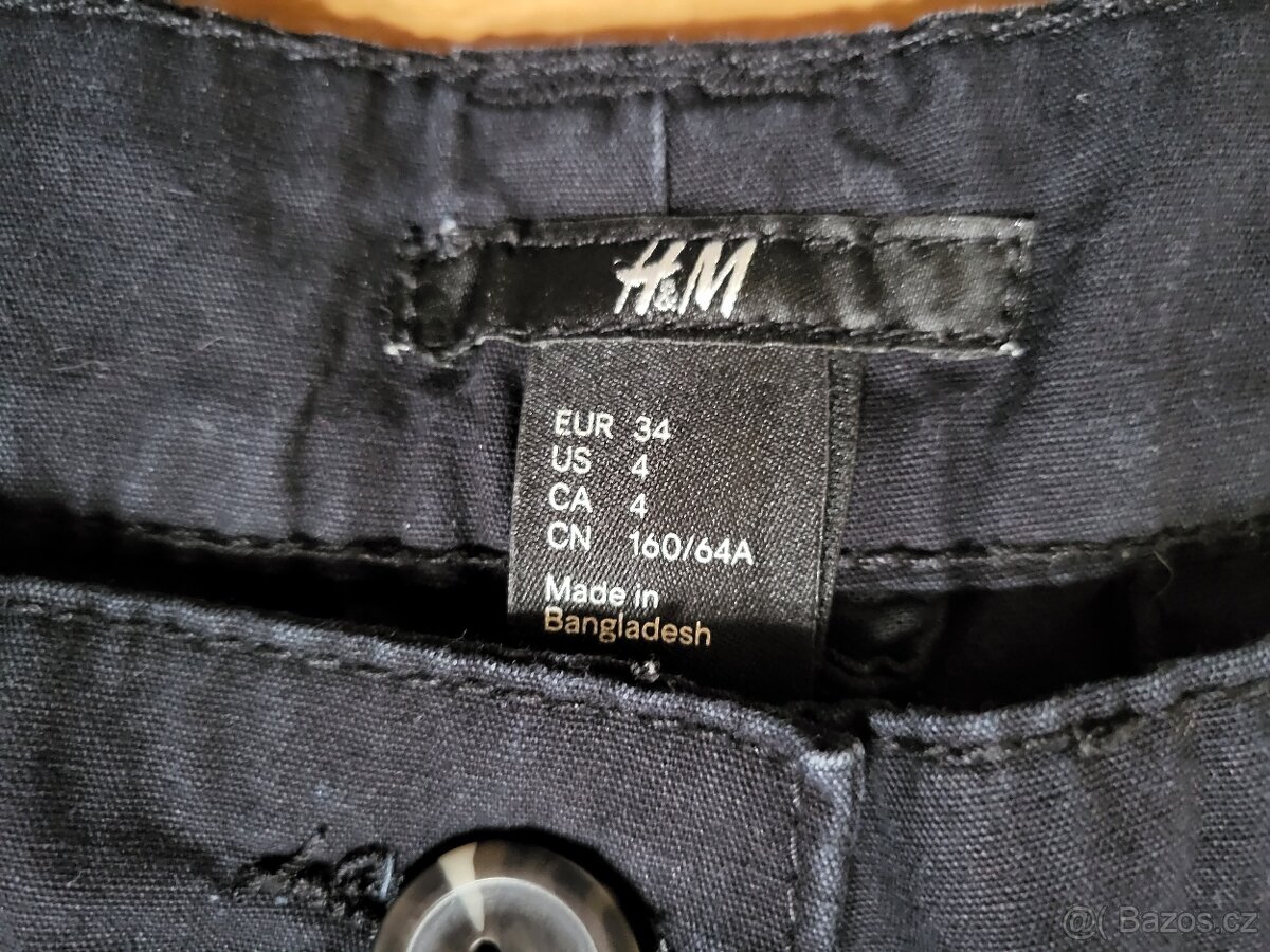 Kraťasy H&M černé vel.34 - 2