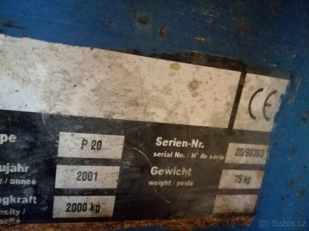 Paleťák 2000kg - 2