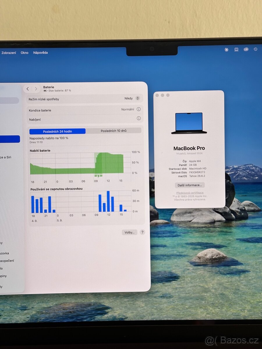 MacBook Pro 14" M4, 24 GB / 1 TB výborný stav - 2