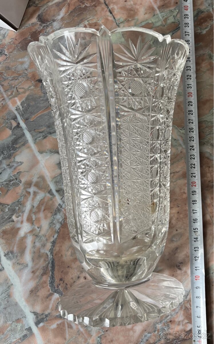 skleněná váza / nebo sada - 2