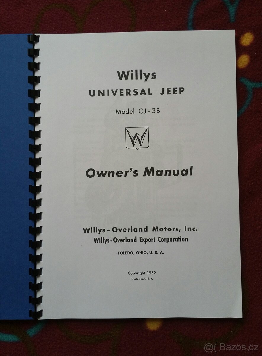 Příručky Jeep Willys - 2