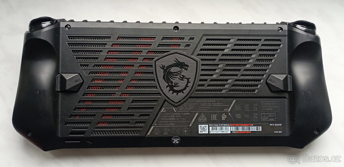 MSI Claw A1M-054CZ Intel Core Ultra 7 / 1TB SSD záruka - 2