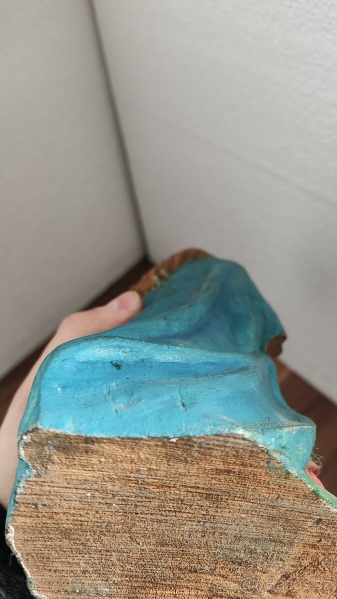 Dřevěná soška Panna Maria - 2