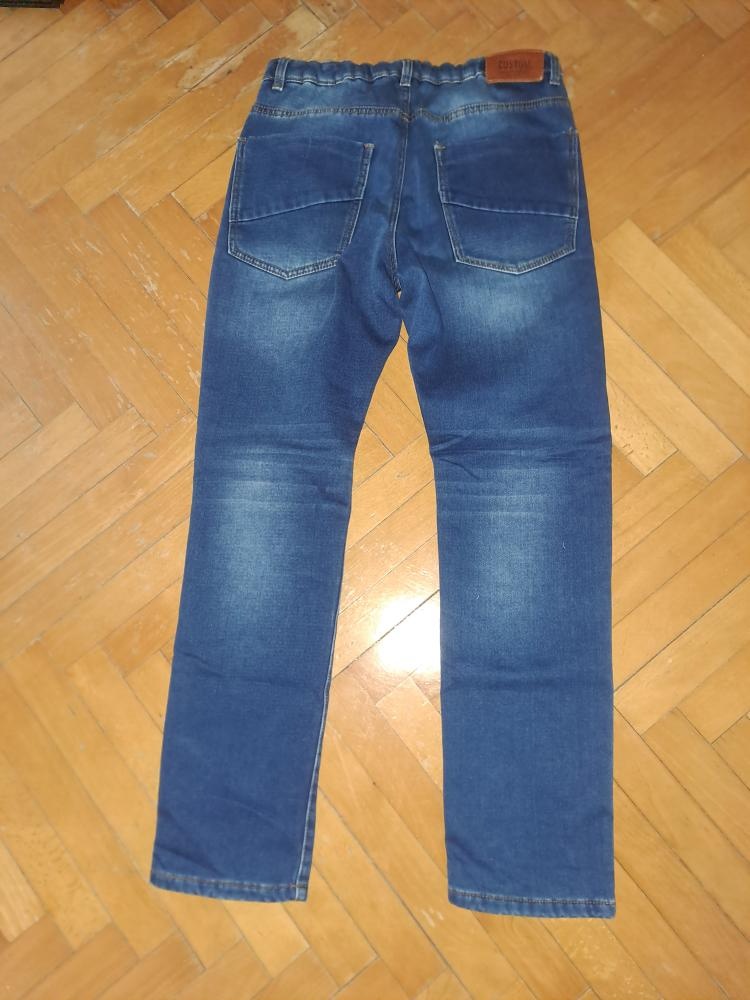 Dámské zateplené kalhoty džíny vel.34 - 2