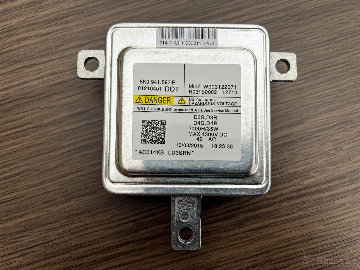 Řídící jednotka xenonu (ballast) 8K0 941 597 E - 2