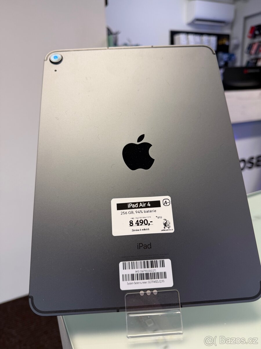 iPad Air 4 - 256GB - CELLULAR - 6M ZÁRUKA - 2