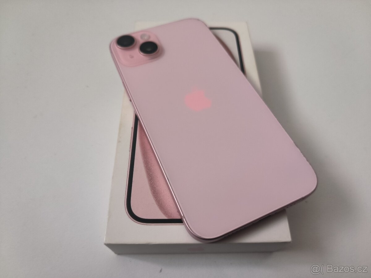 apple iphone 15 256gb Pink / Batéria 87% - 2