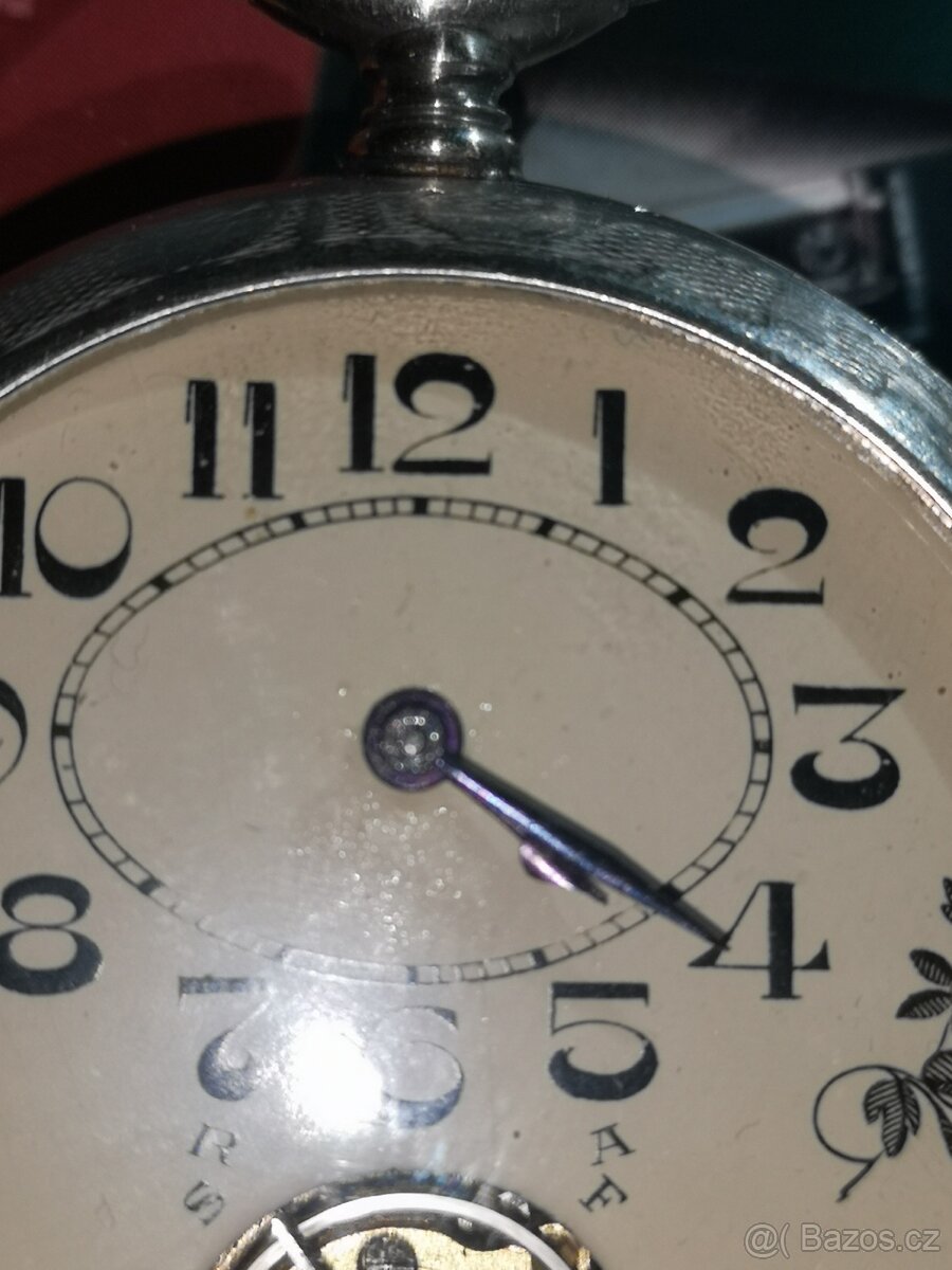 8denní švýcarské kapesní hodinky HEBDOMAS -jdou rychle - 2