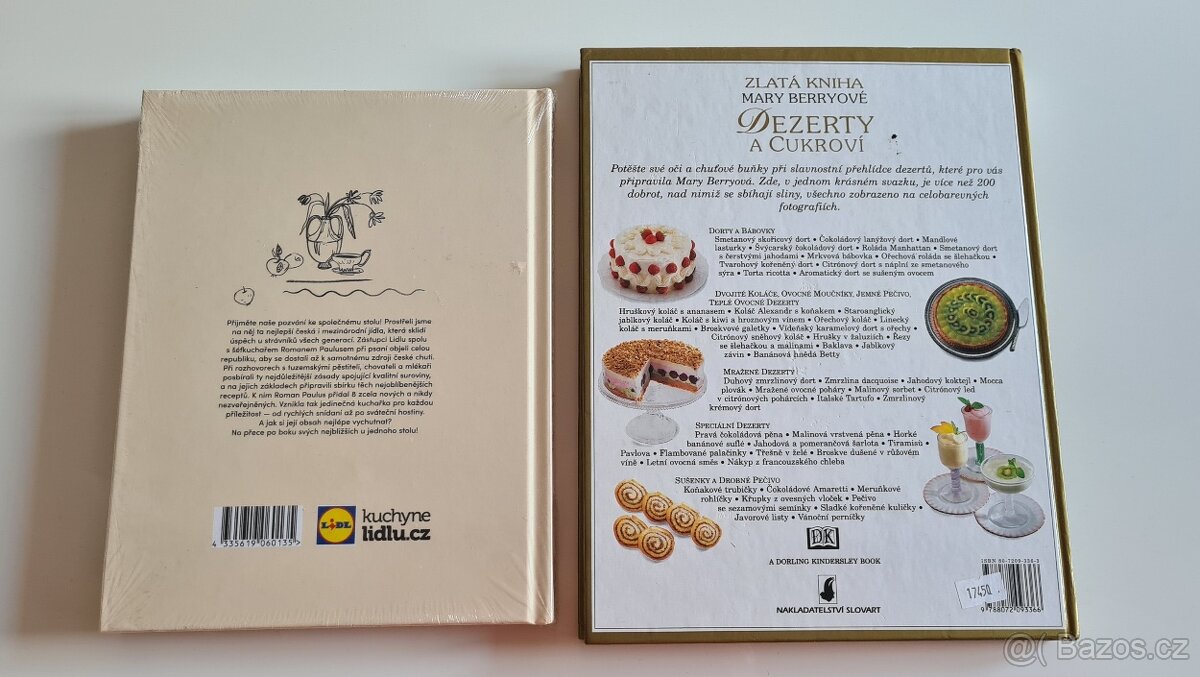 Zlata kniha Mary Berryové Dezerty cukroví + Paulus - 2