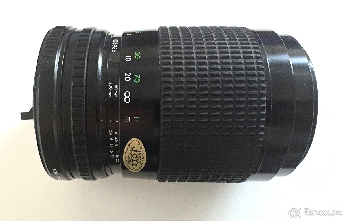 Objektiv Quantaray 60-200 Canon FD průměr 52 - 2