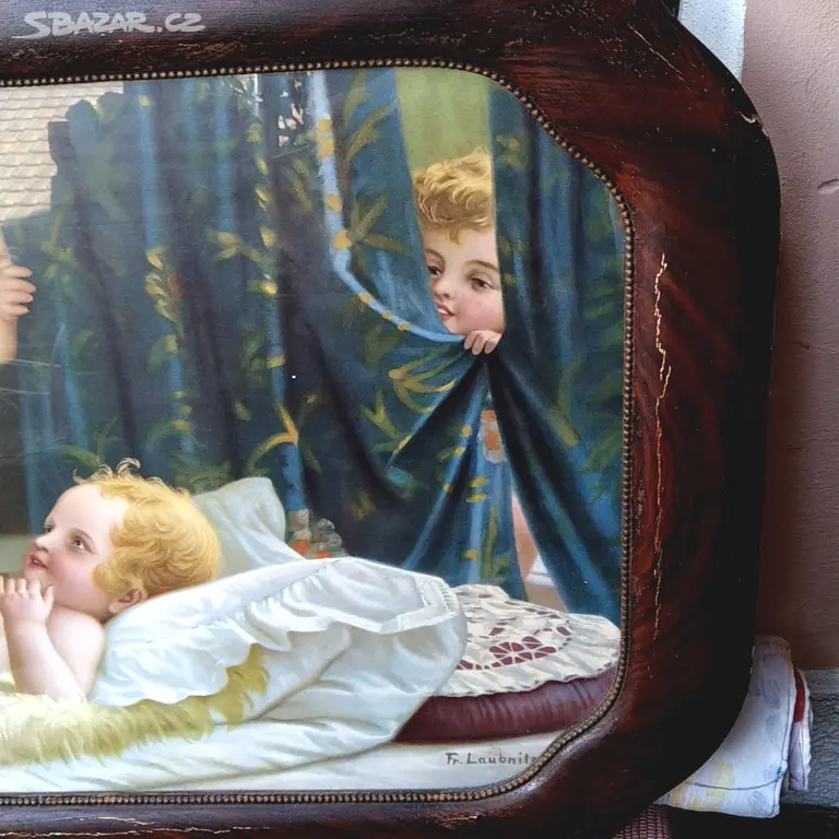 Starý obraz Matka s dítětem - 2