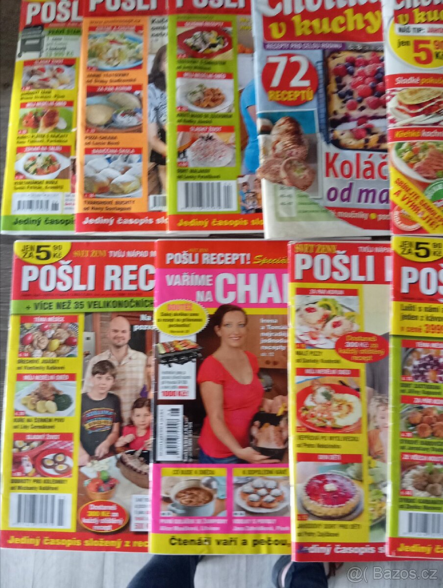 Kuchařky sešity.15 kusů - 2