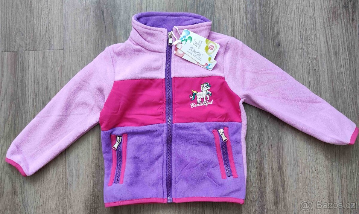 Teplá fleecová mikina Kugo nová - 2